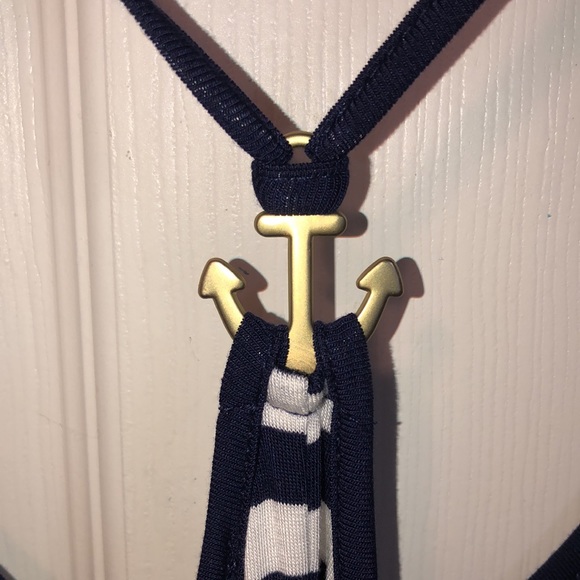 Navy and white summer tank - Picture 6 of 6